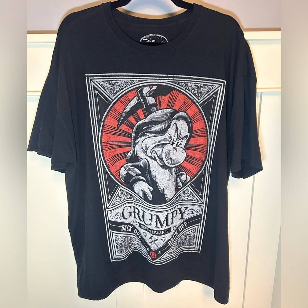 Official Disney Grumpy dwarf "back off" T-shirt